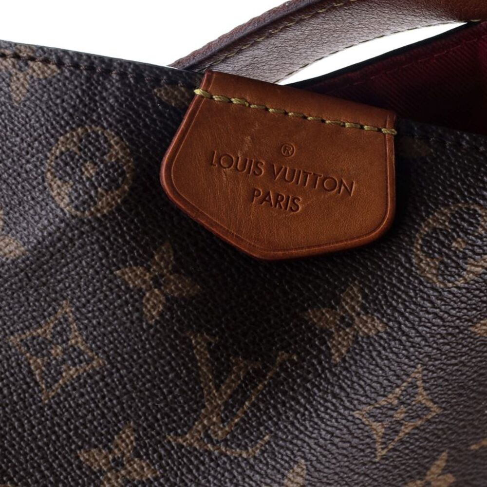 Louis Vuitton Graceful Handbag Monogram Canvas MM Brown - Picture 6 of 8